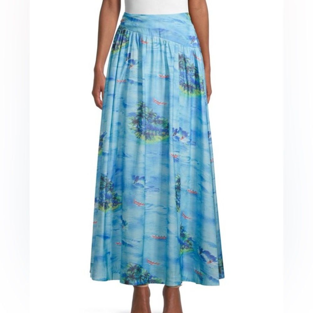 STAUD Kona Maxi Skirt